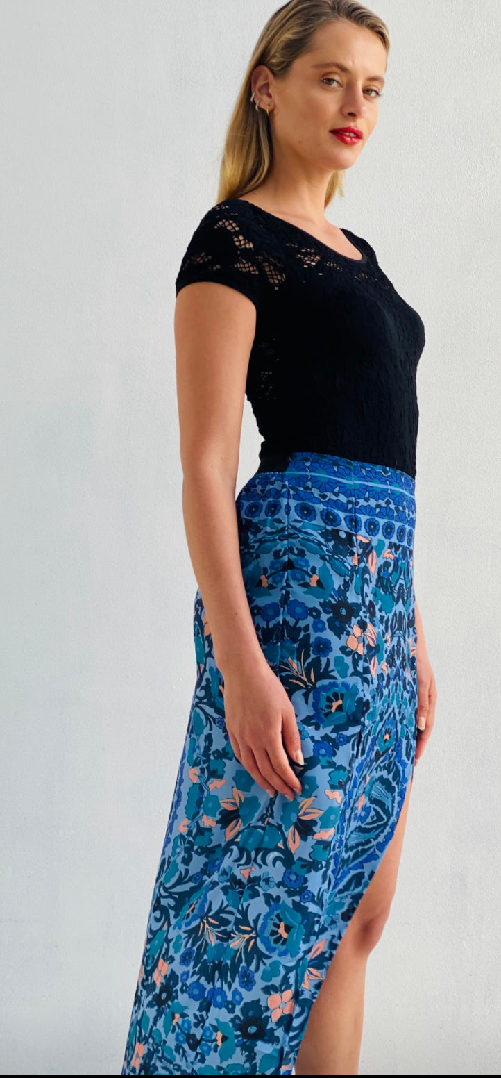 HS16049-6SS A-Line Maxi Skirt on sale