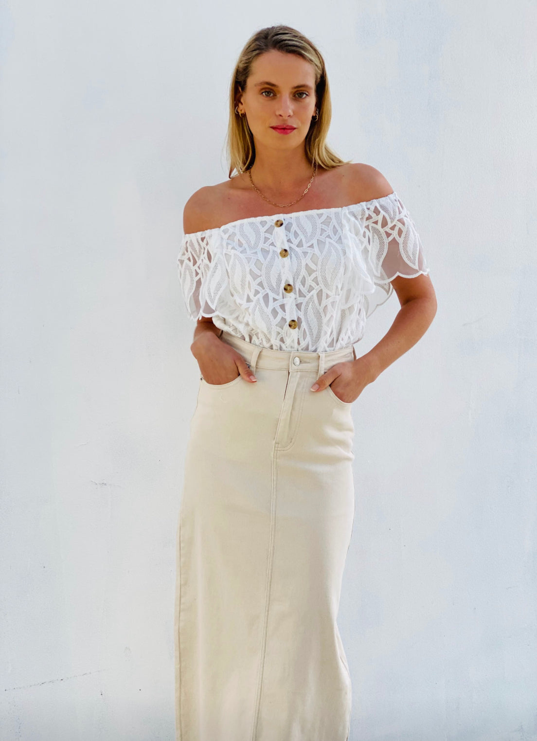 ZW16536-1SS Lace Top (Pack)