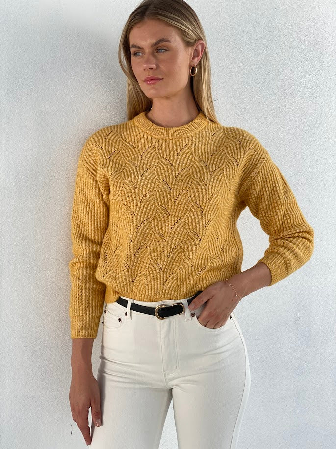 LY2329SS Knit Detailed Jumper