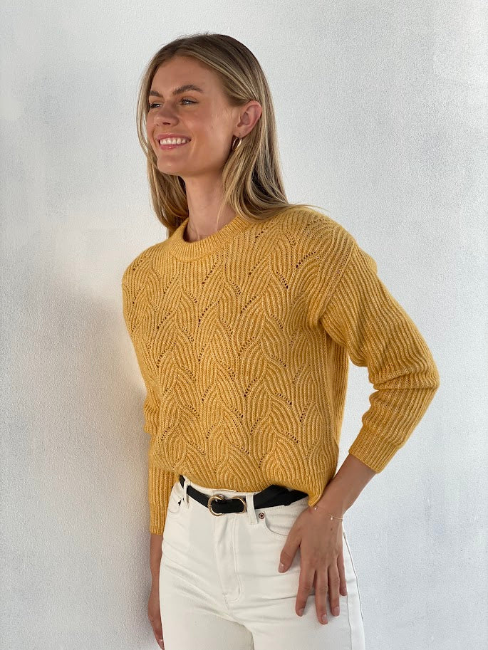 LY2329SS Knit Detailed Jumper