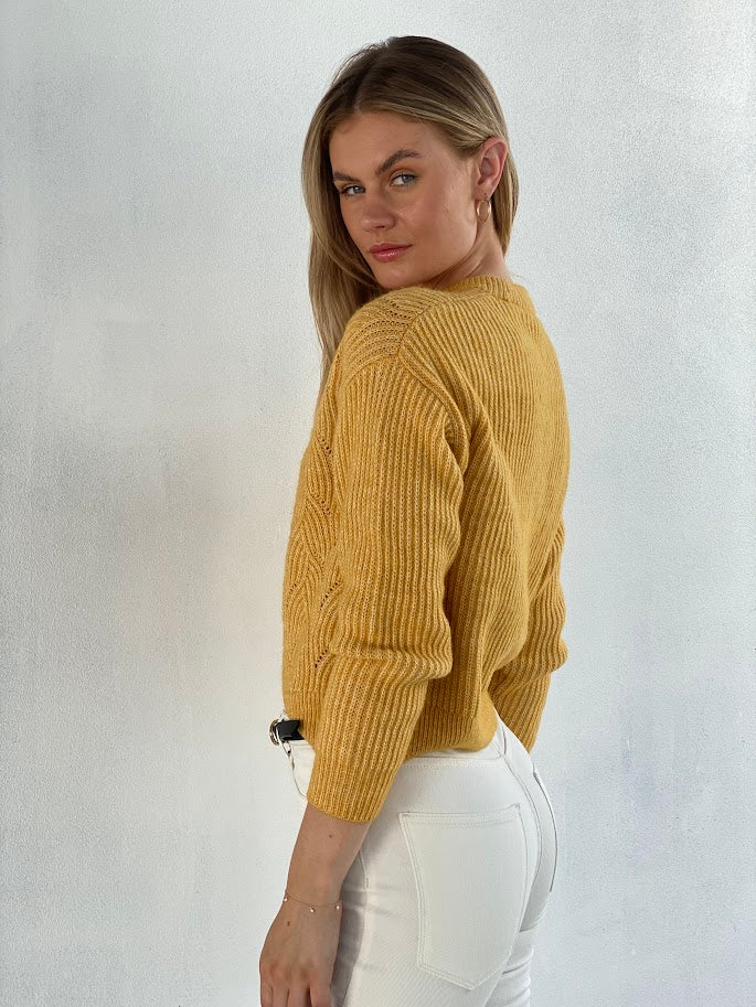 LY2329SS Knit Detailed Jumper