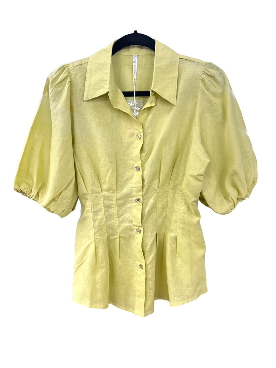 LA1250SS Cotton Bubble Sleeve Top - More Colours Available