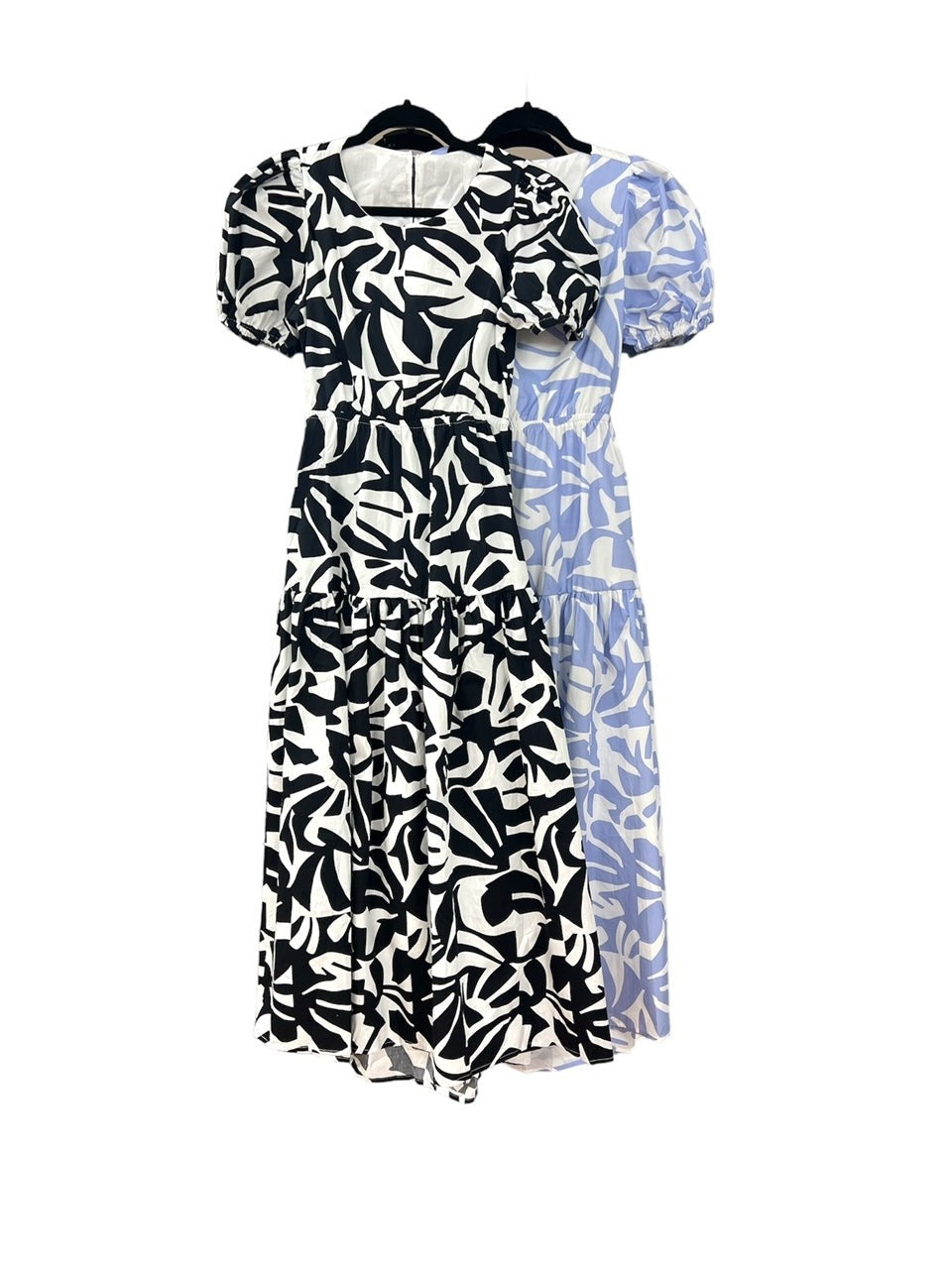 XW20773SS Open Back Bubble Sleeve Dress - More Colours Available