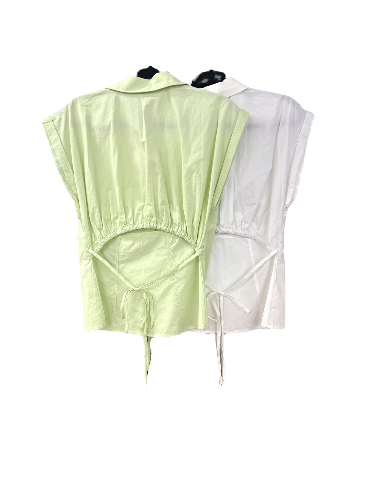 LA1500SS Open Back Shirt Top