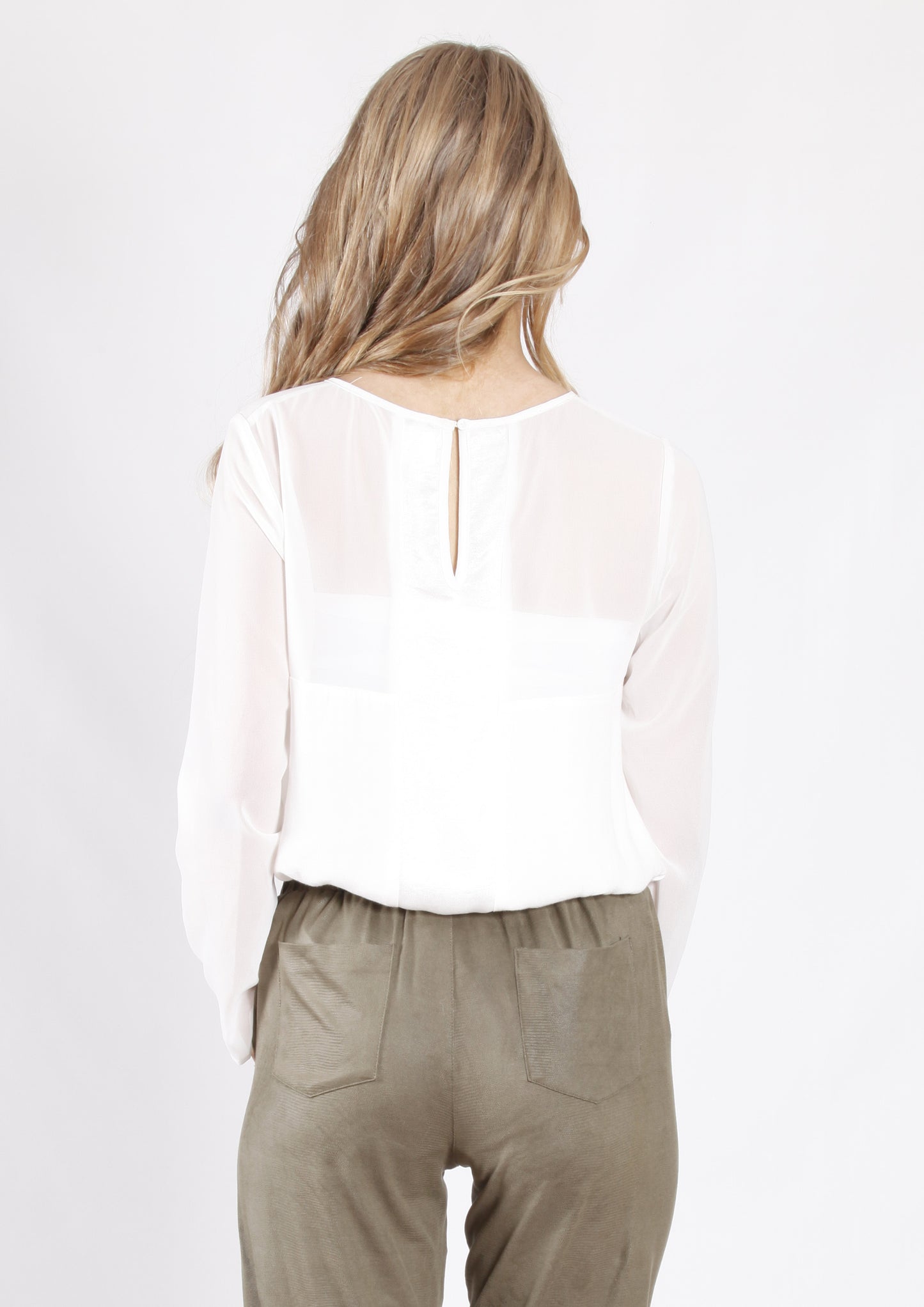 YW2090SS Long Sleeve Silver Panel Top (Pack)
