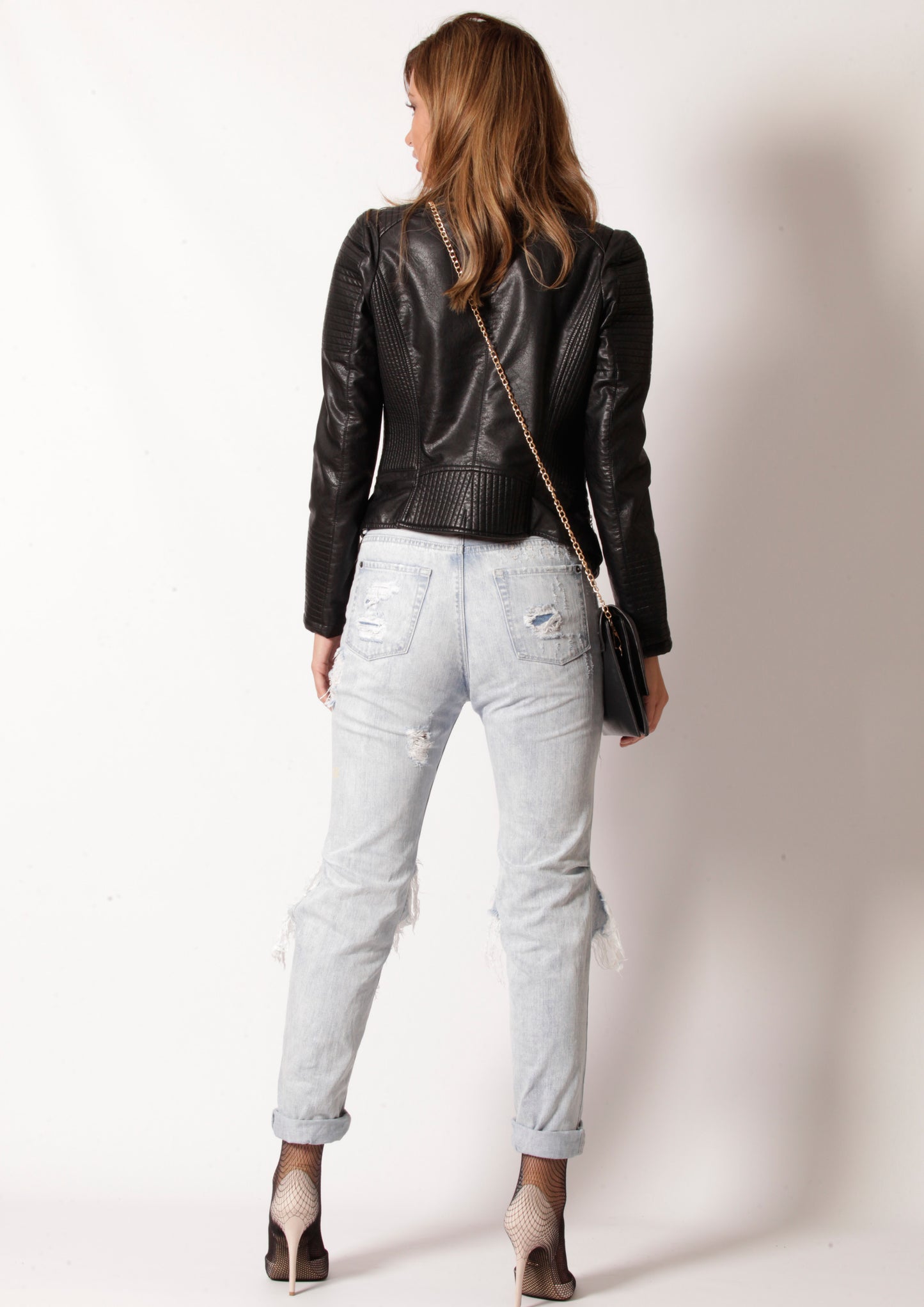 KF2016-712SS Double Breasted Biker Jacket (Pack)