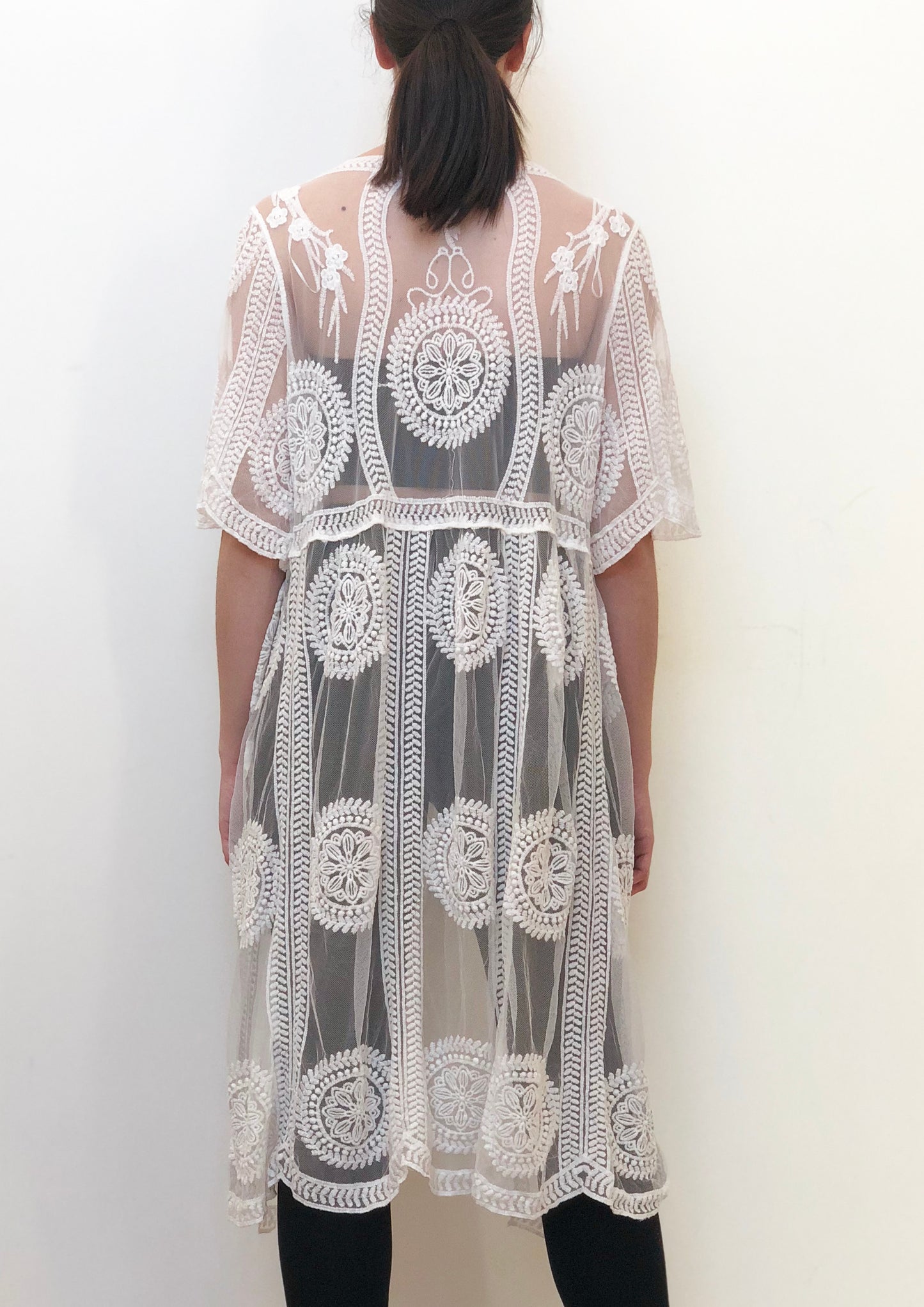 XX012SS Crochet Mesh Kimono (Pack)