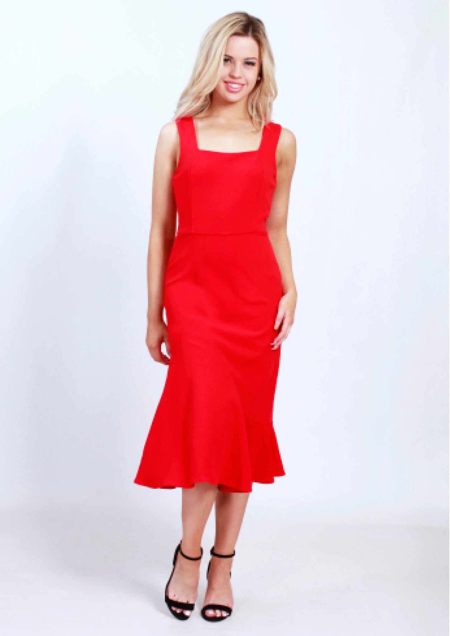 WA0197-2SS Frilled Hem Dress (Pack)