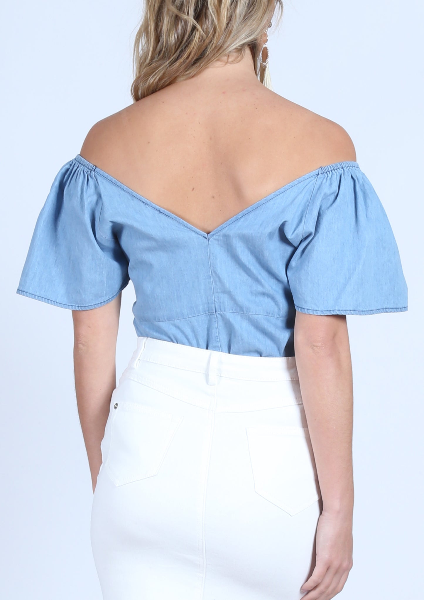 YW2135SS Button Front Top (Pack) on sales $10