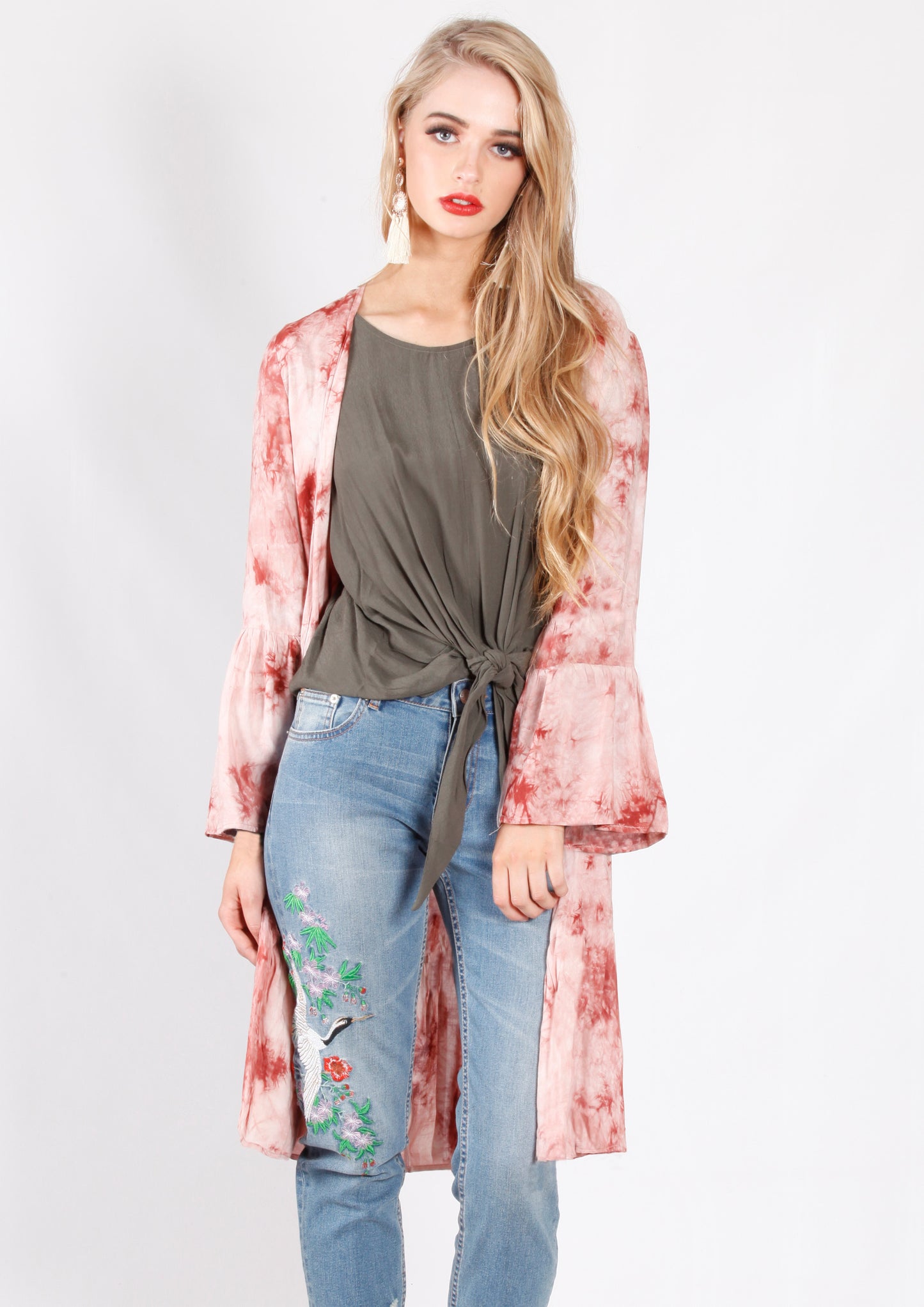 XW16229SS Tie Dye Cardigan (Pack)
