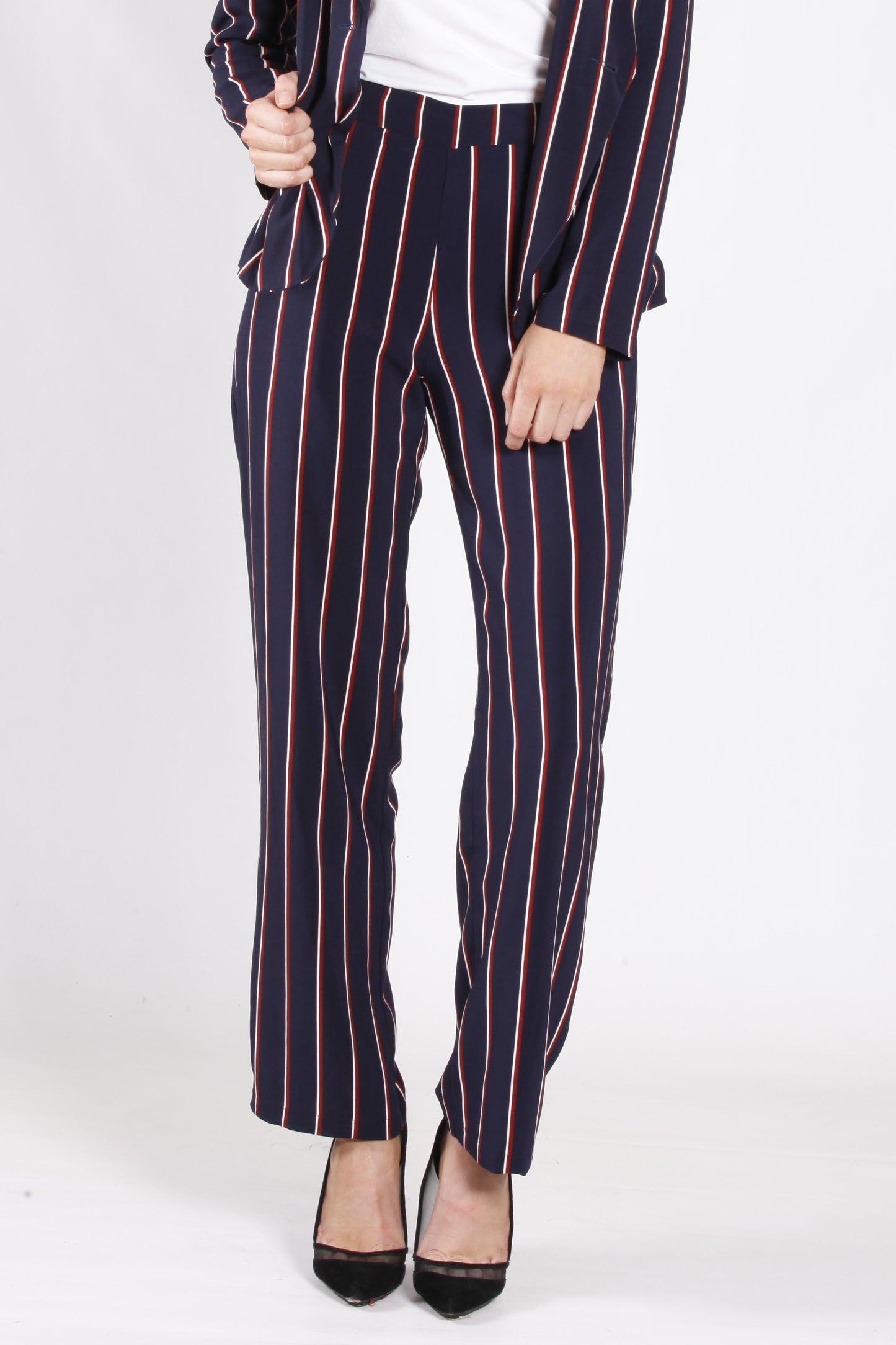 LV284-1SS Striped Straight Leg Pants (Pack)