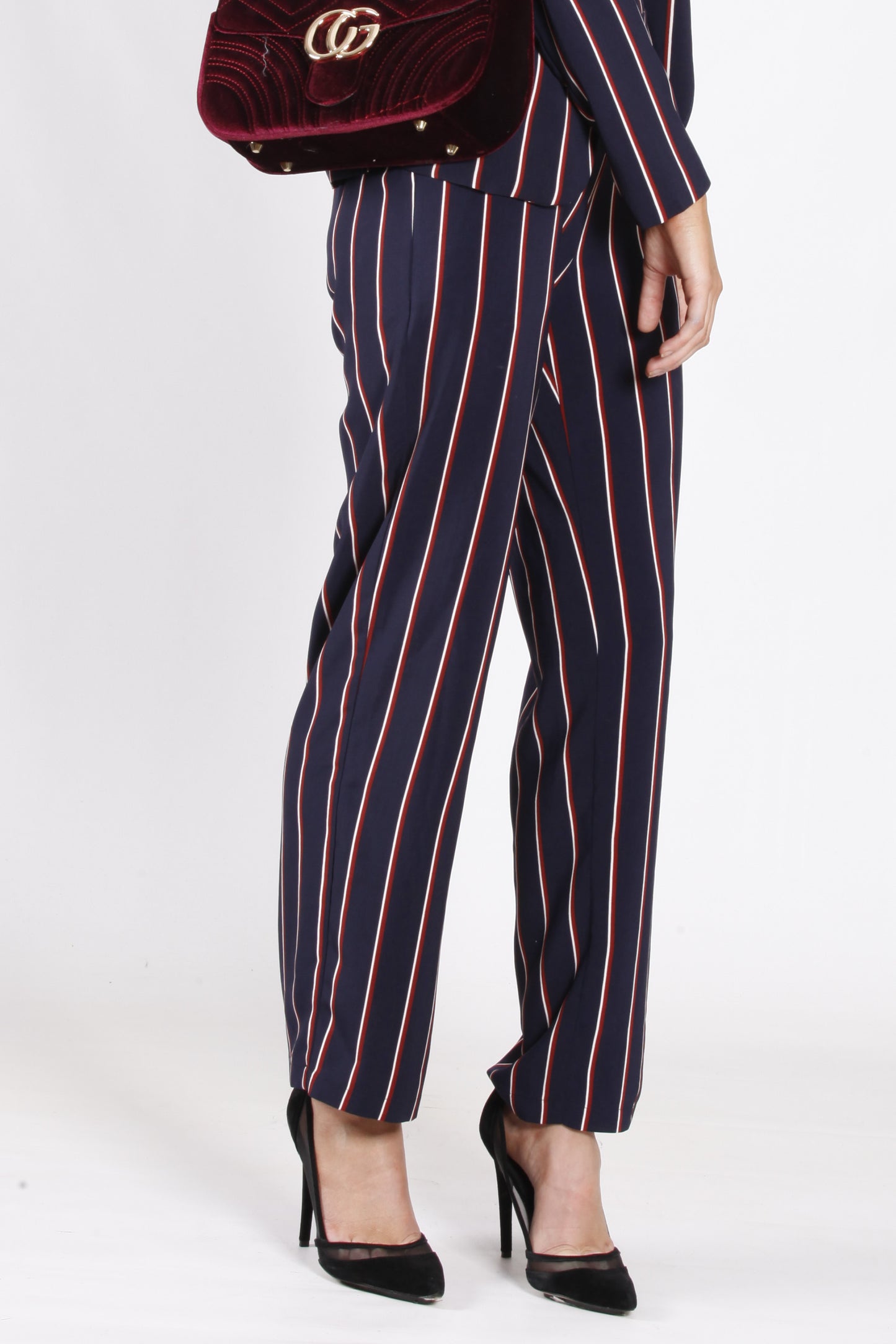 LV284-1SS Striped Straight Leg Pants (Pack)