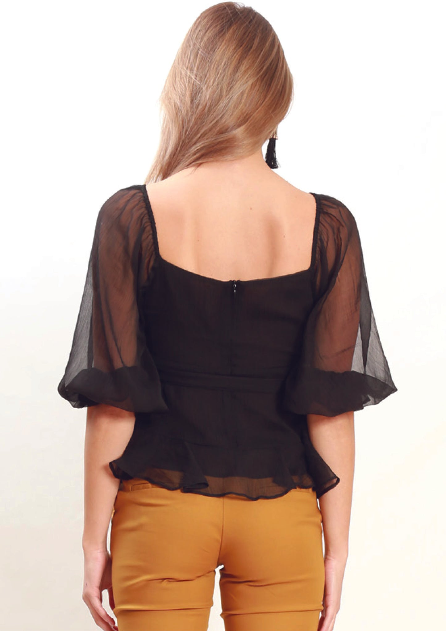 LA0061SS Chiffon Top (Pack)