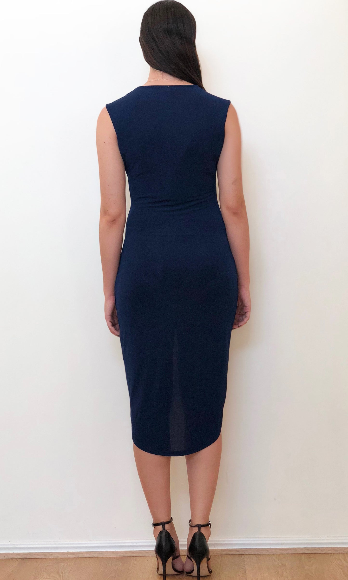 YW17071SS Front Twist Knot Dress (Pack)