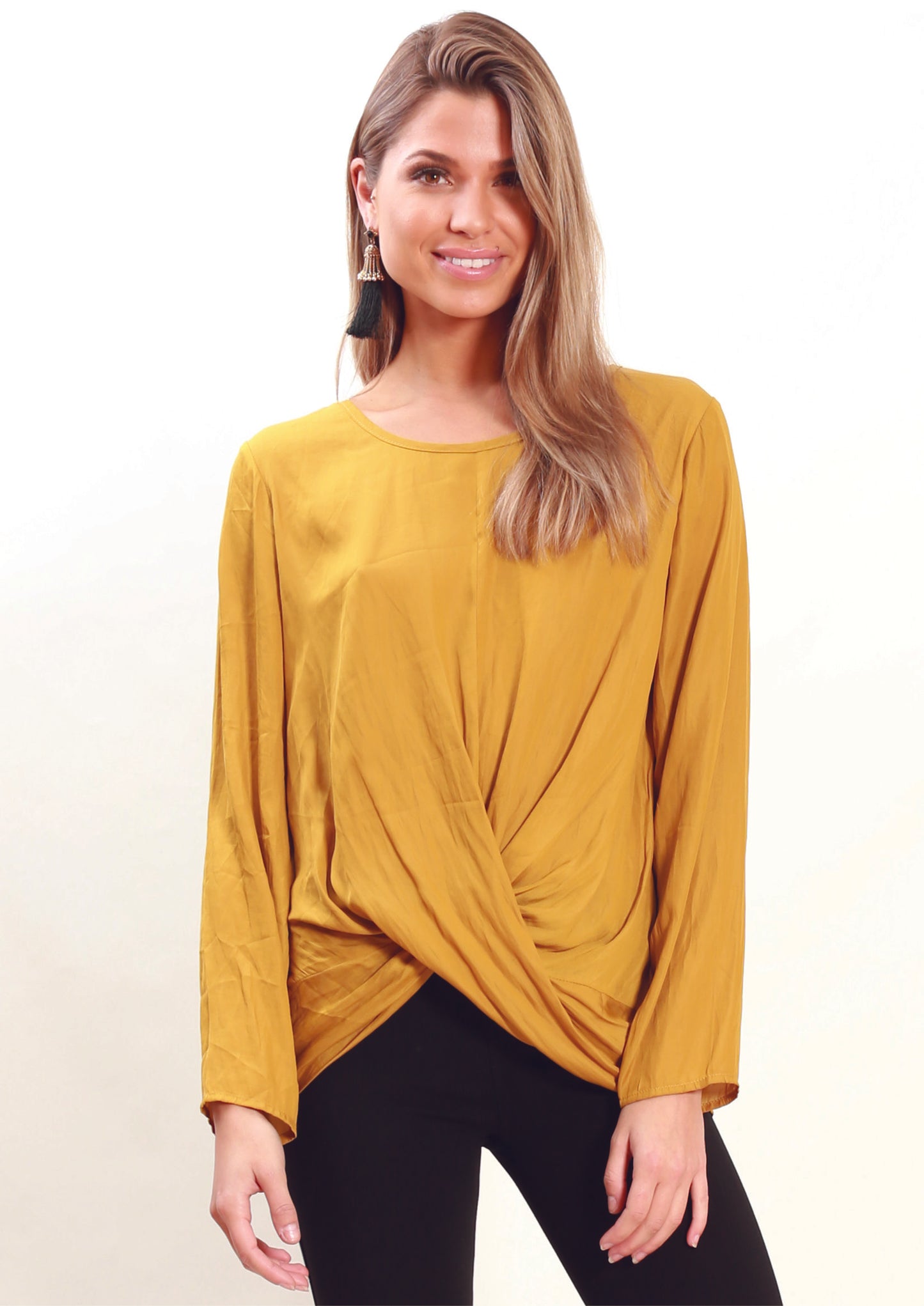 AY239SS Front Knot Top (Pack)