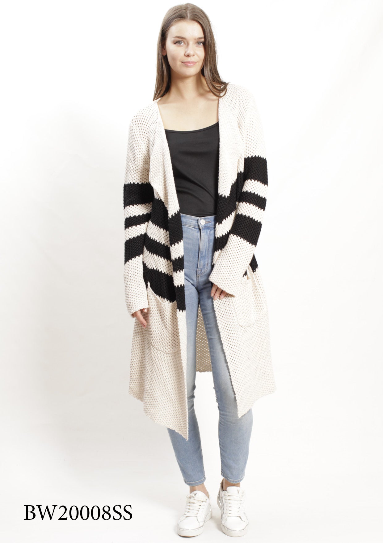 ZW20008SS Stripe Cardigan (Pack)