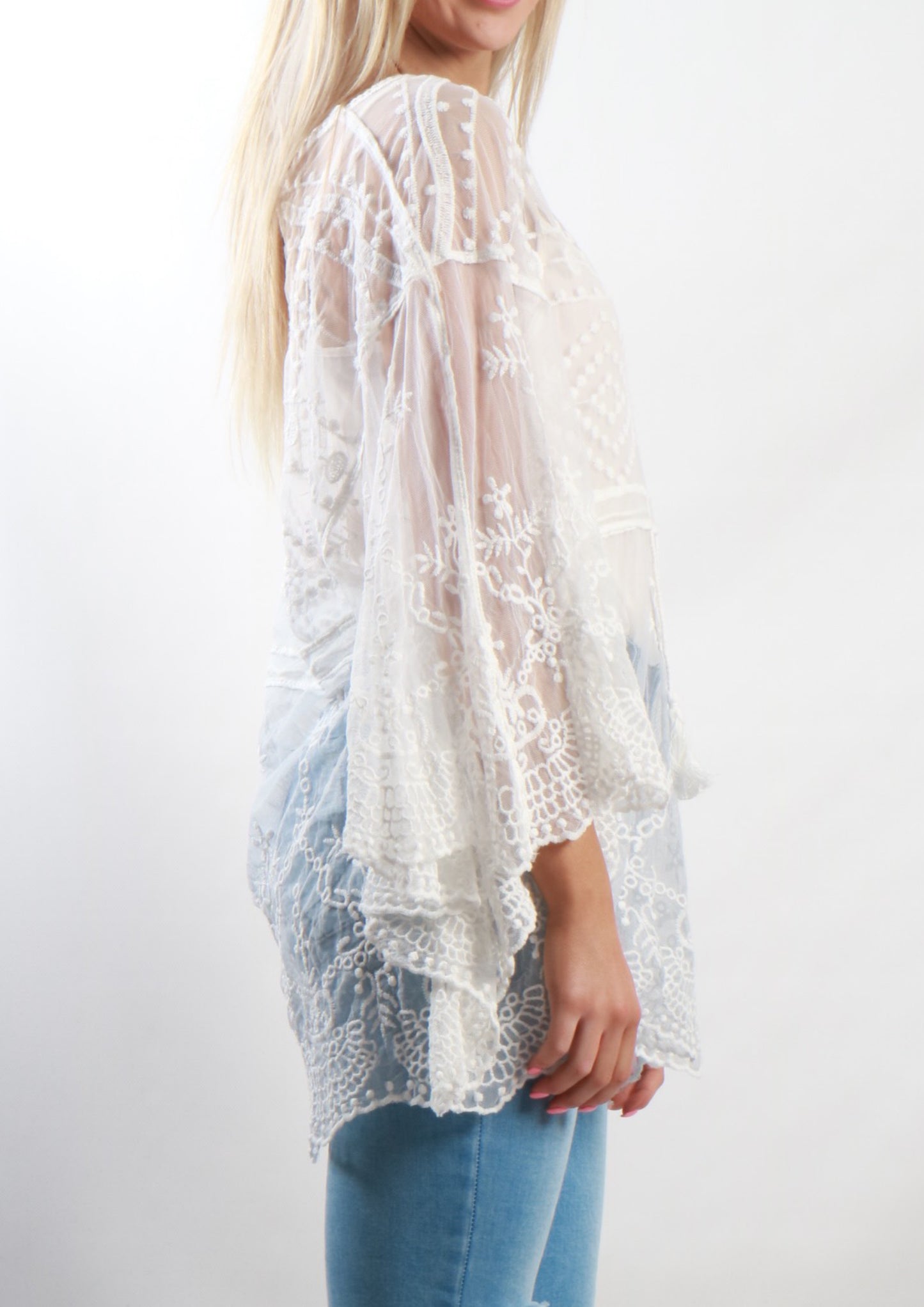 XX002SS Sheer Detailed Peplum Top (Pack) New Arrival