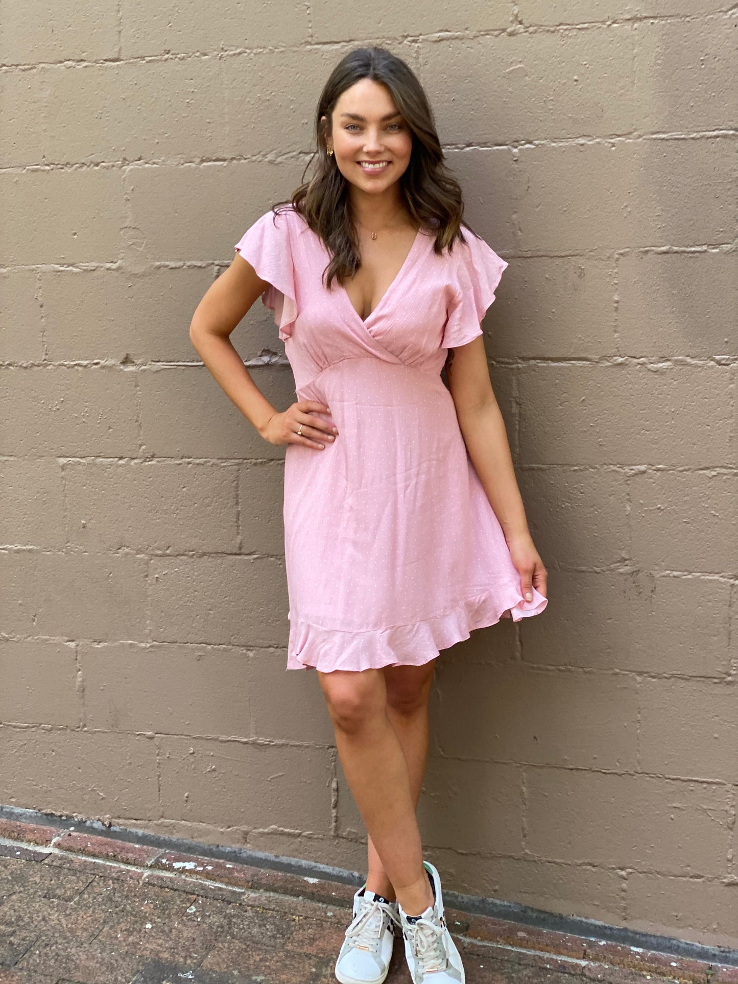 LA0350SS Polka Dot Dress (Pack)