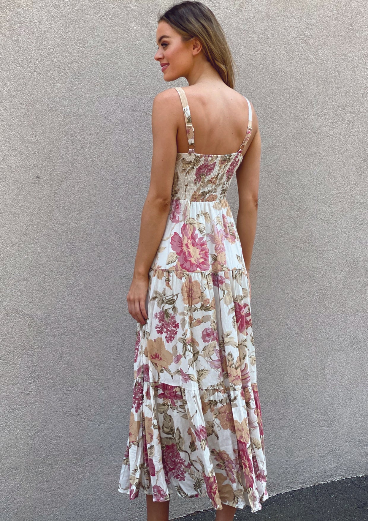 LA0432SS Floral Maxi Dress (Pack)
