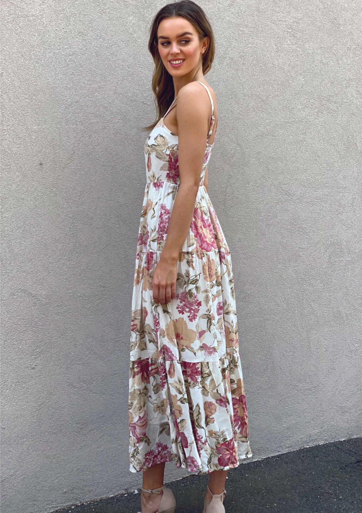 LA0432SS Floral Maxi Dress (Pack)