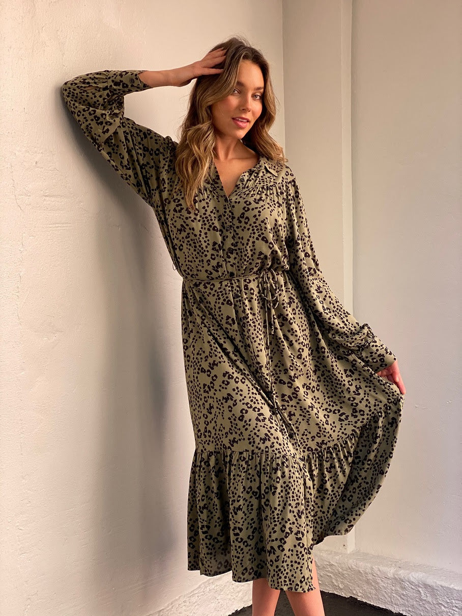 LA0931SS Rayon Button Up Dress (Pack)