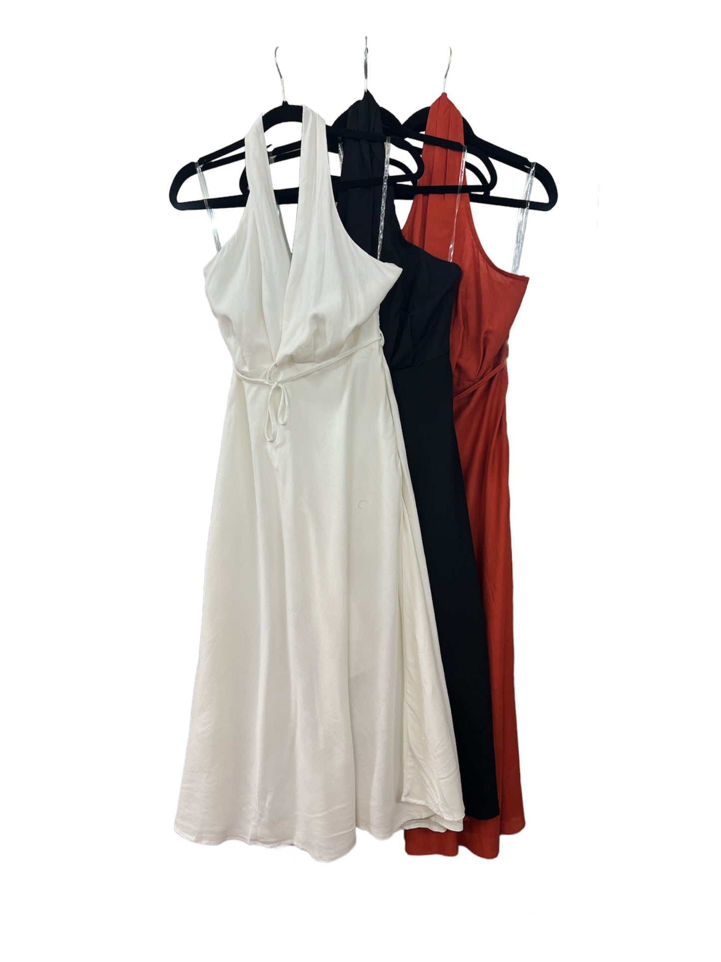 LA1285SS Classic Halter Neck Maxi Dress - More Colours Available - SALE
