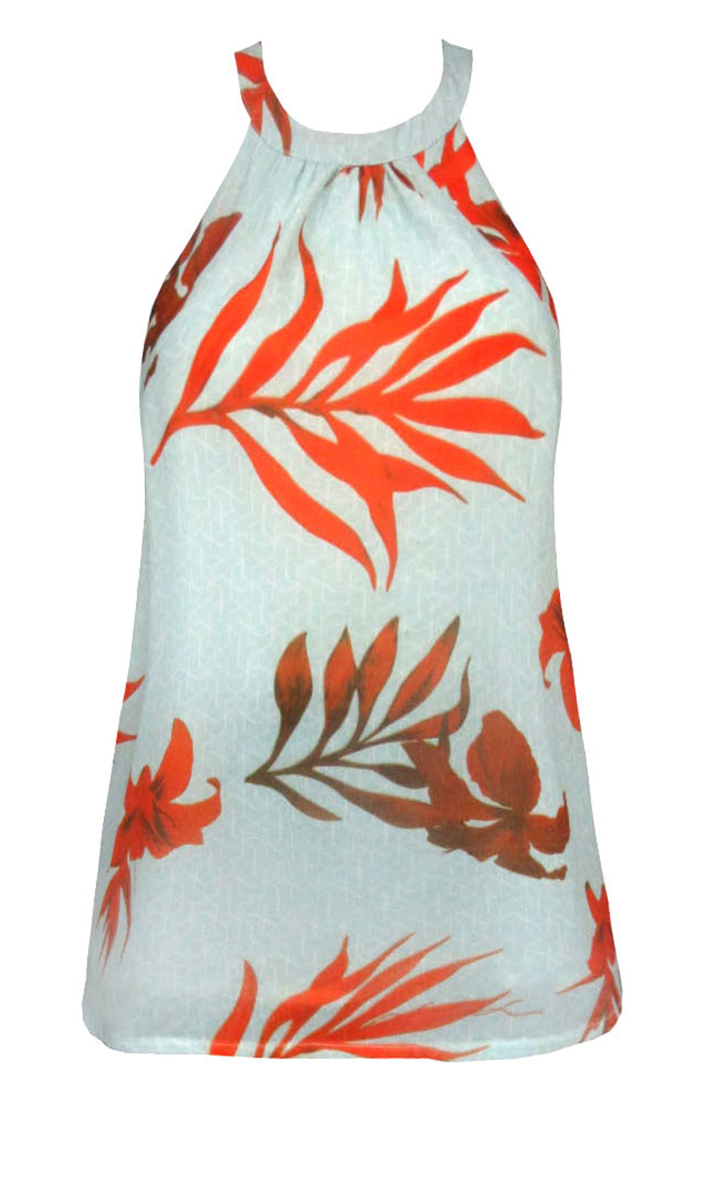 T-BACK Tropical Print CAMI Top