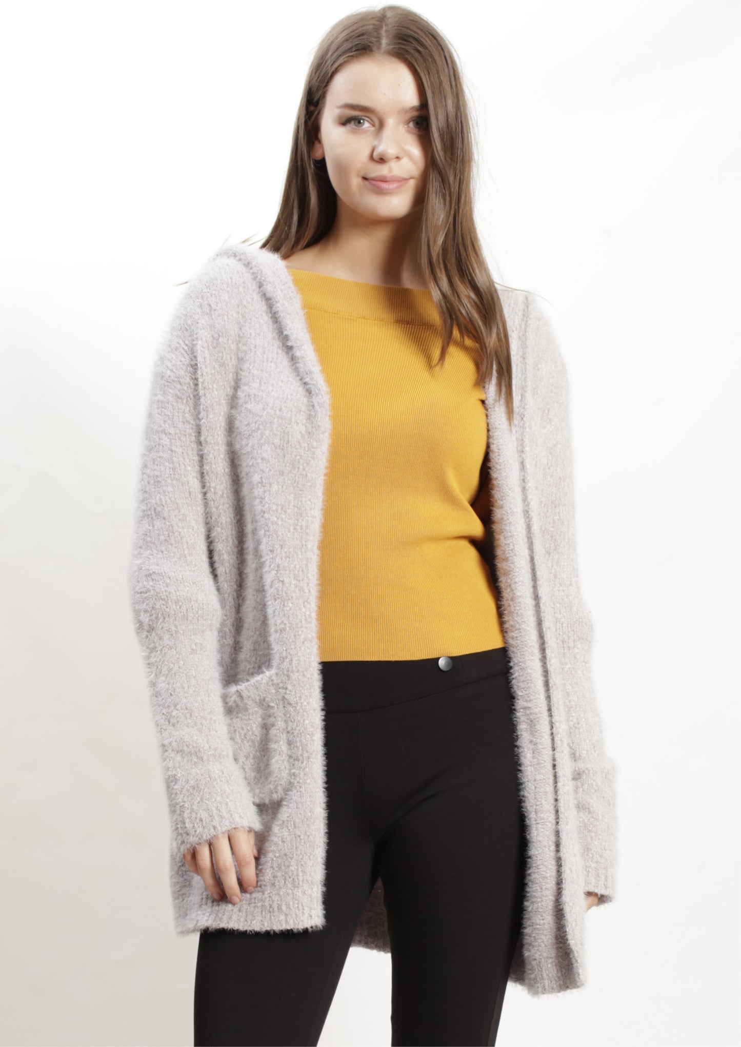 BW20022SS Hooded Midi Cardigan (Pack)