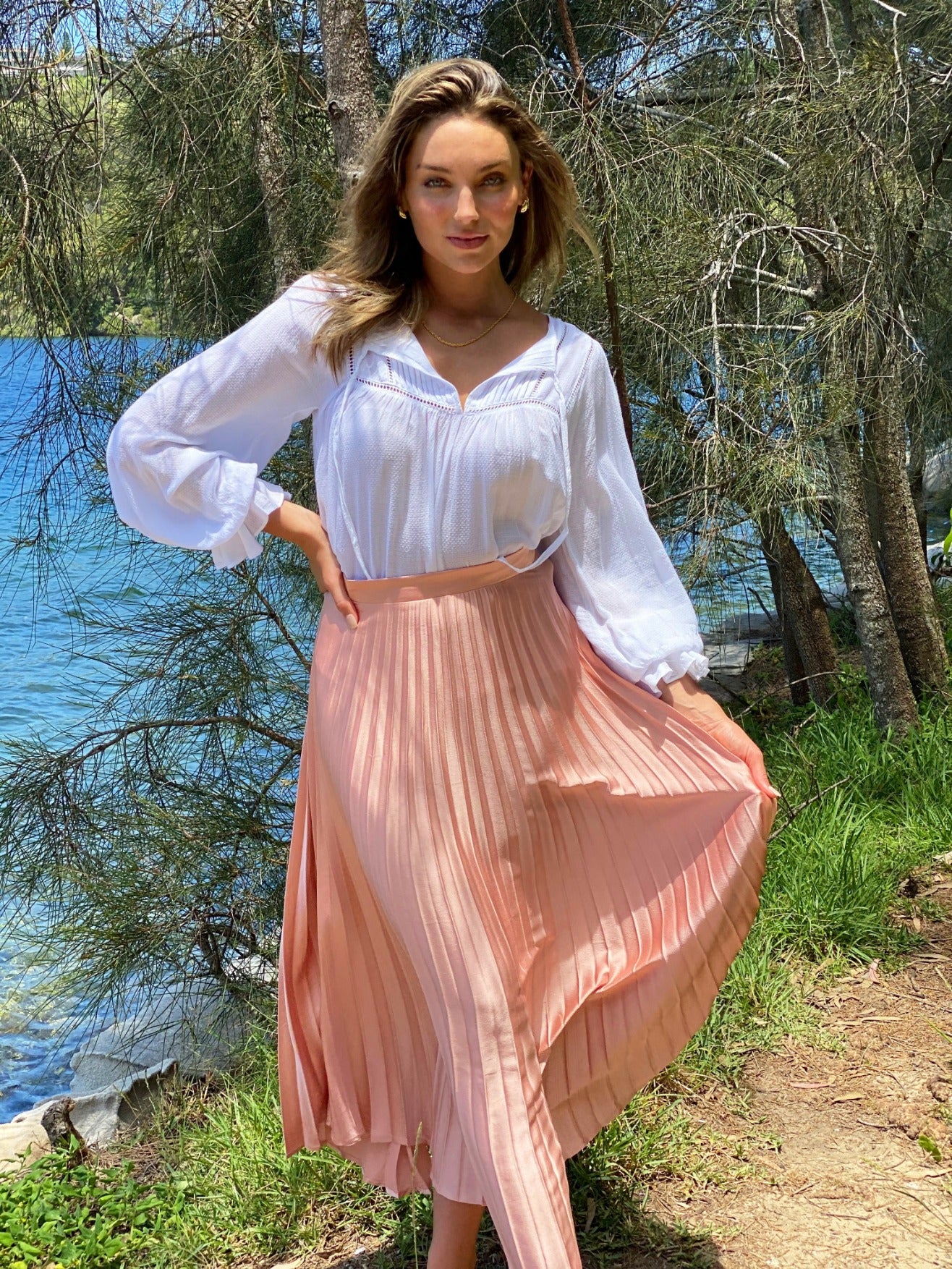 XW20259SS Pleated Skirt (Pack)