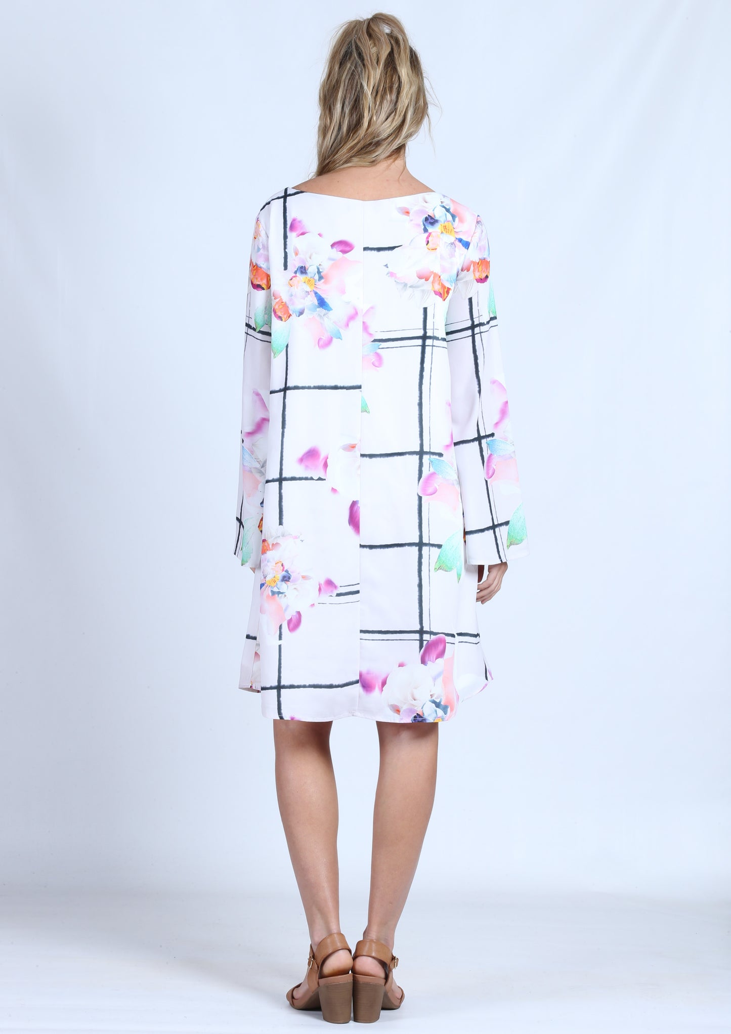 RV0410-11NC Floral Printed Relaxed Shift Dress (Pack)