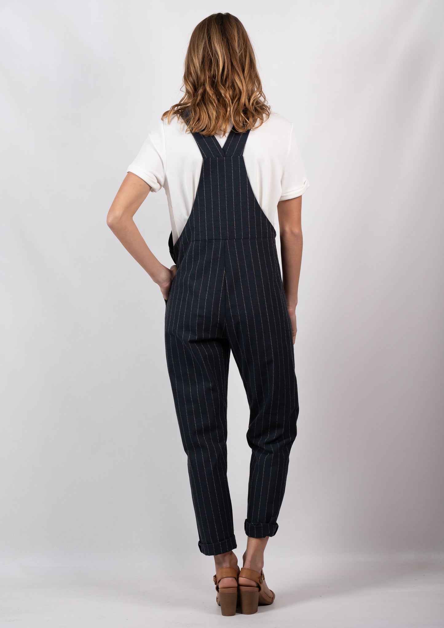 YW2169SS Striped Overalls (Pack)