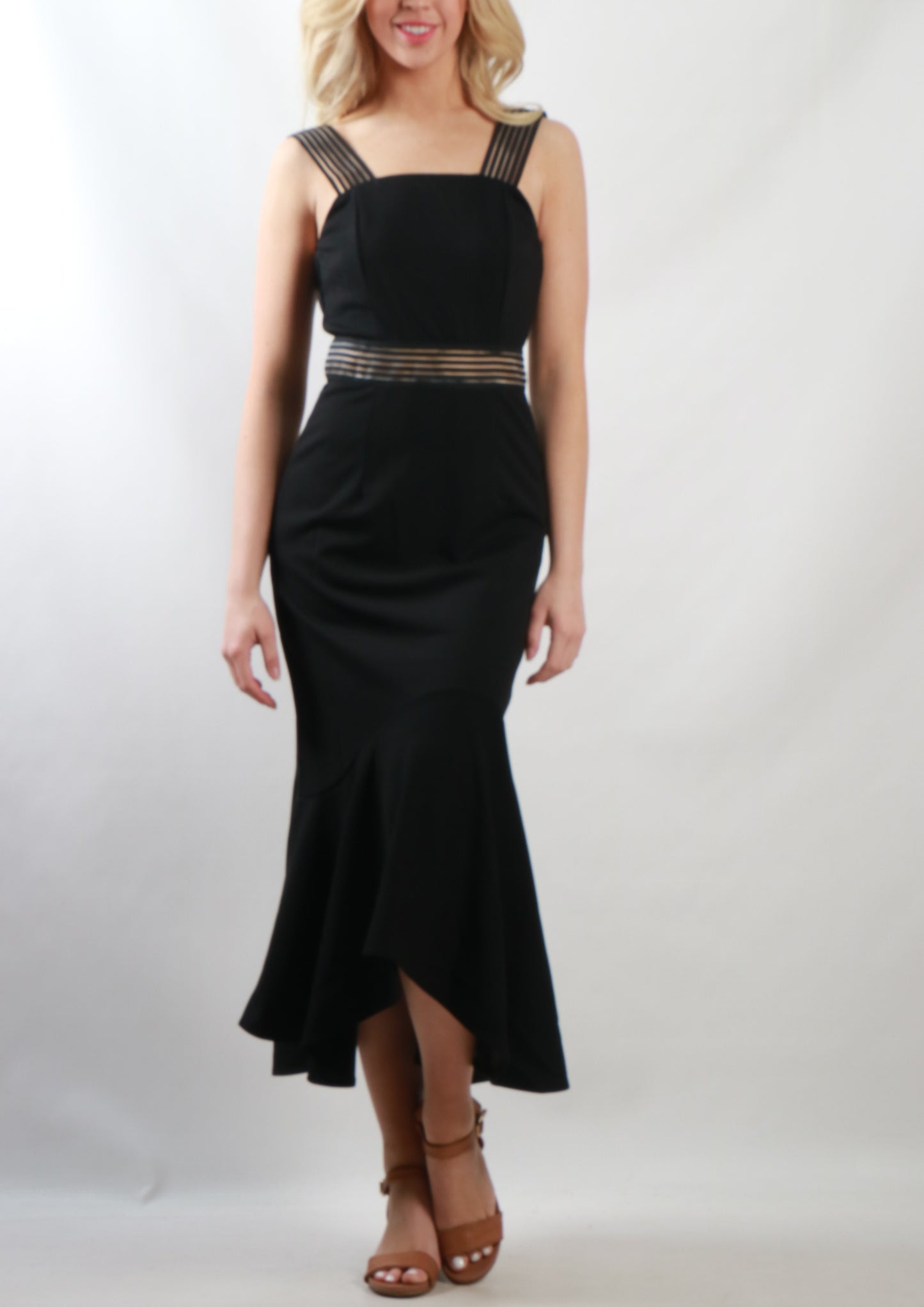 VY0244SS Bandage Trimmed Dress (Pack)