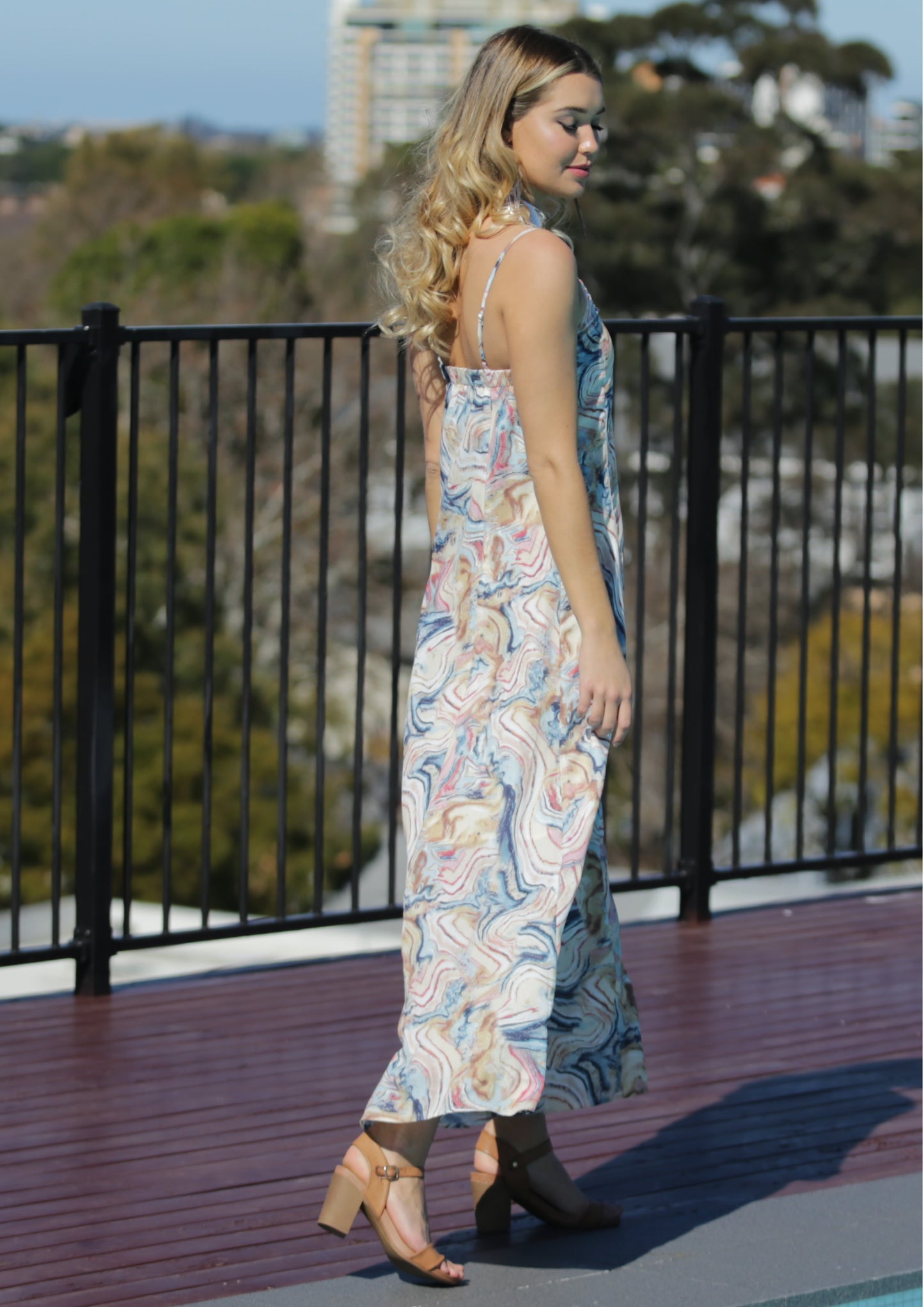 VY0359SS Marbled Maxi Dress (Pack)