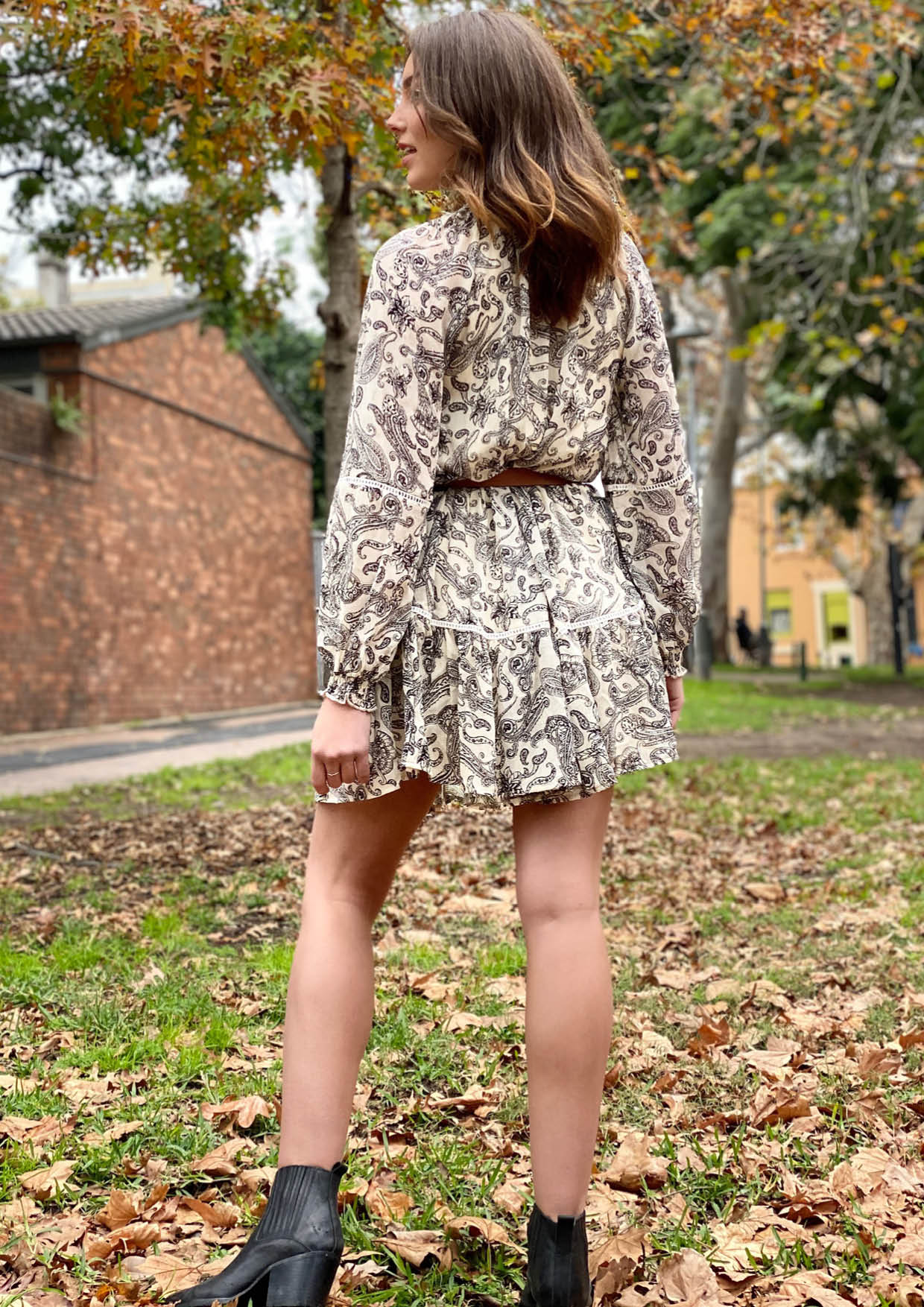 LA0589SS Paisley Print Dress (Pack)