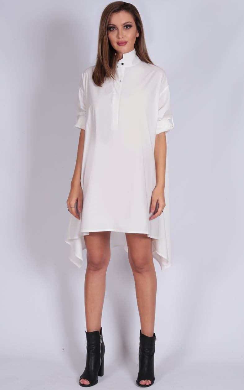 Oversized Shirt Dress