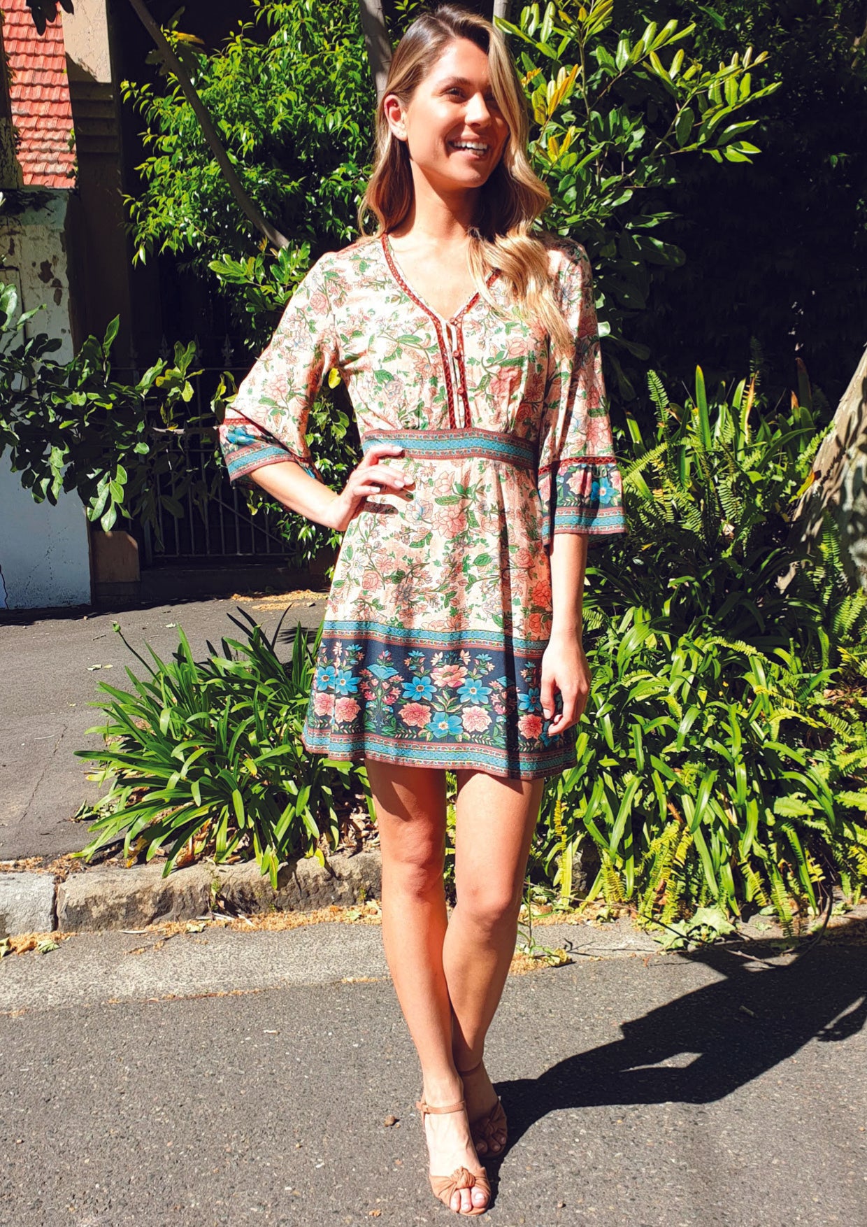XW20252-1SS Boho Print Dress (Pack)