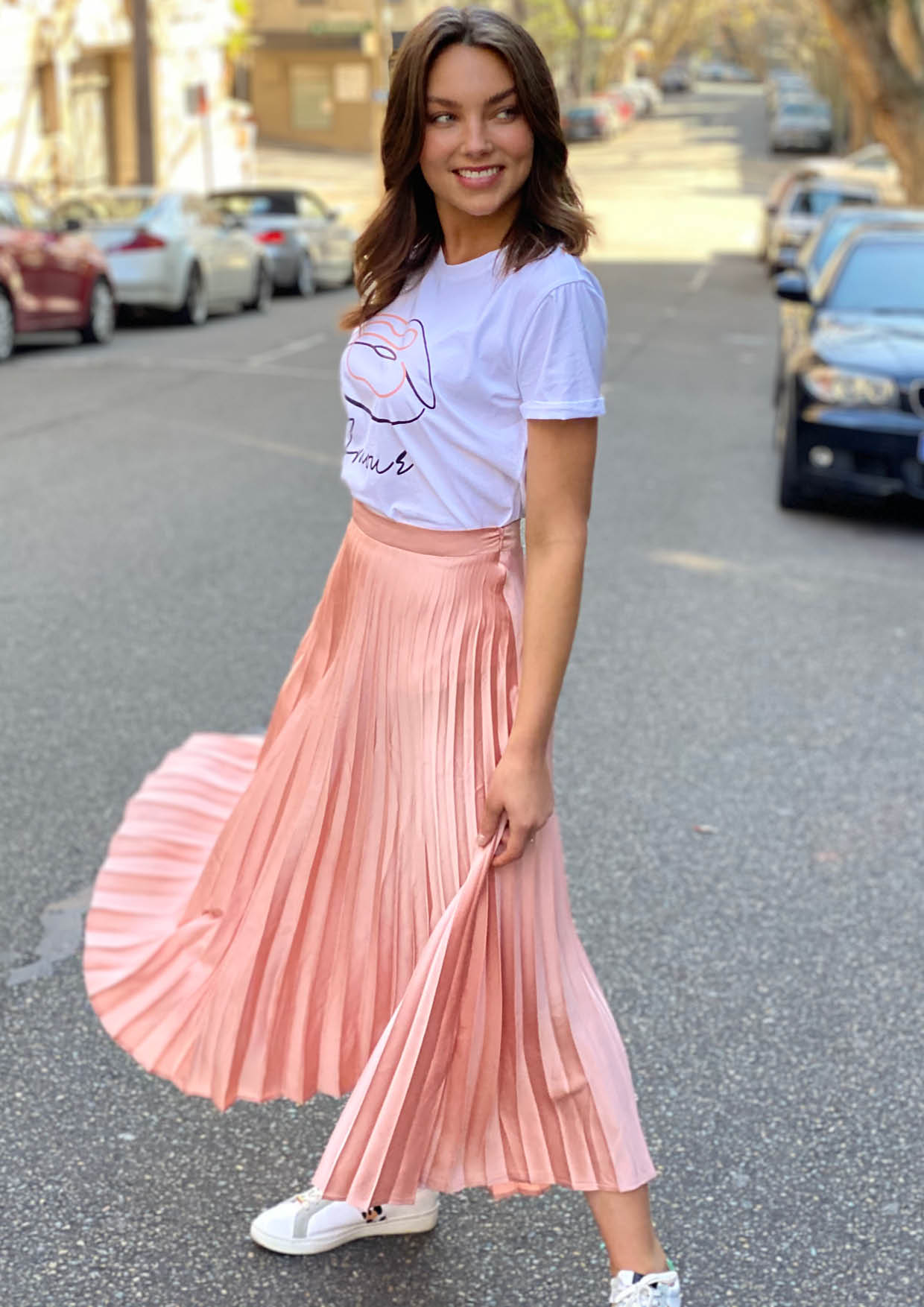 XW20259SS Pleated Skirt (Pack)