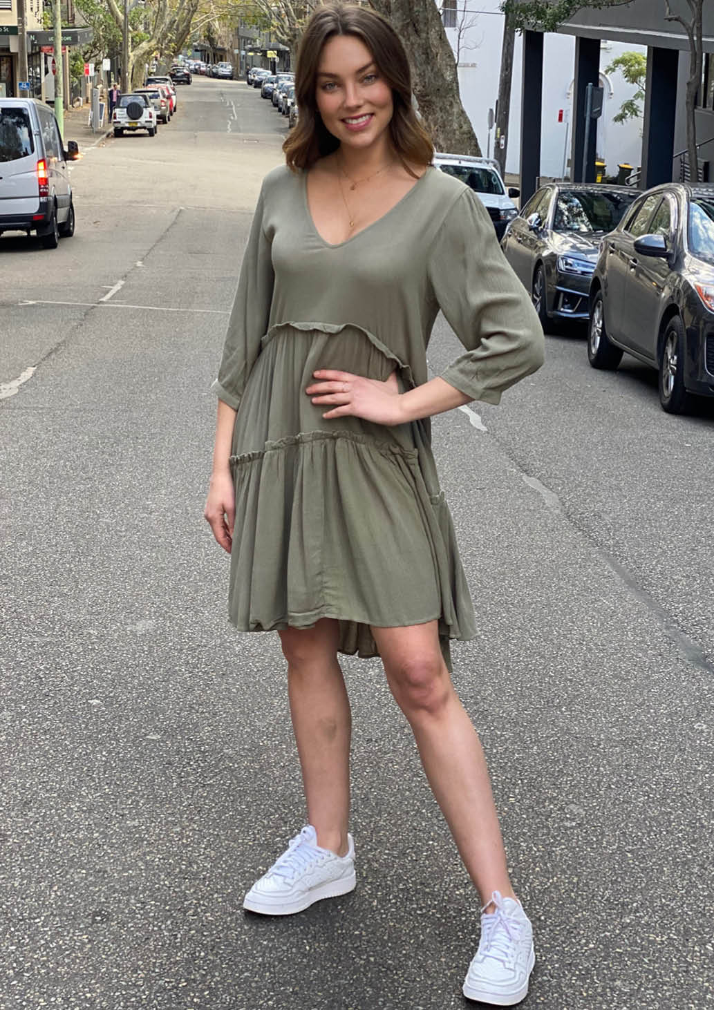 XW20321SS Ruffle Dress (Pack)