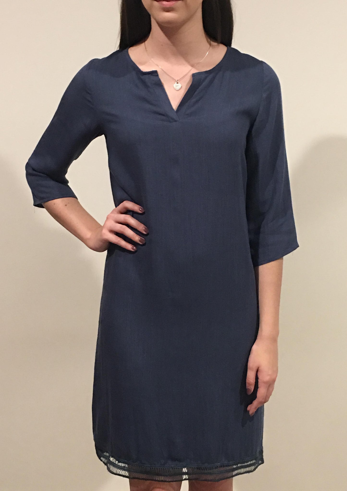 YW17139TB V Neck Tunic Dress (Pack)