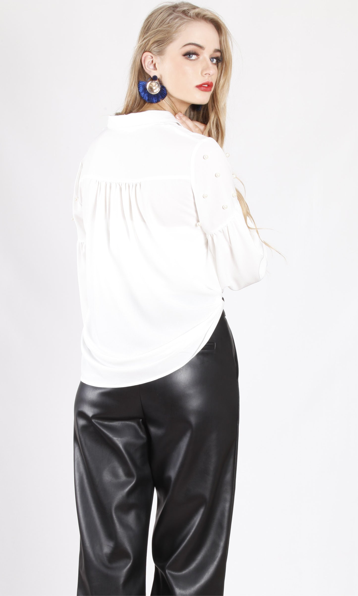 YW1853SS Button Up Collared Top (Pack)