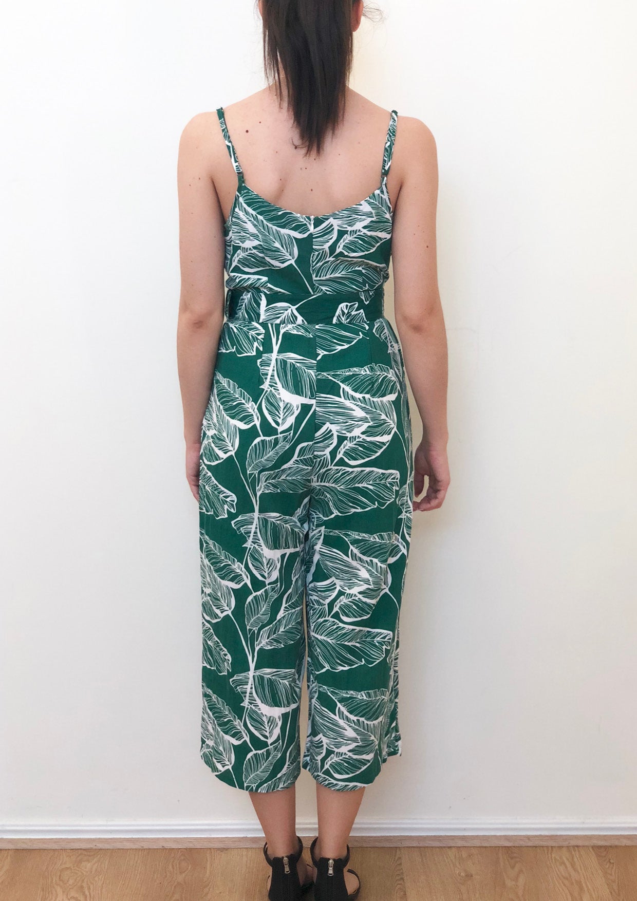 ZW16528SS Leaf Print Jumpsuit (Pack)