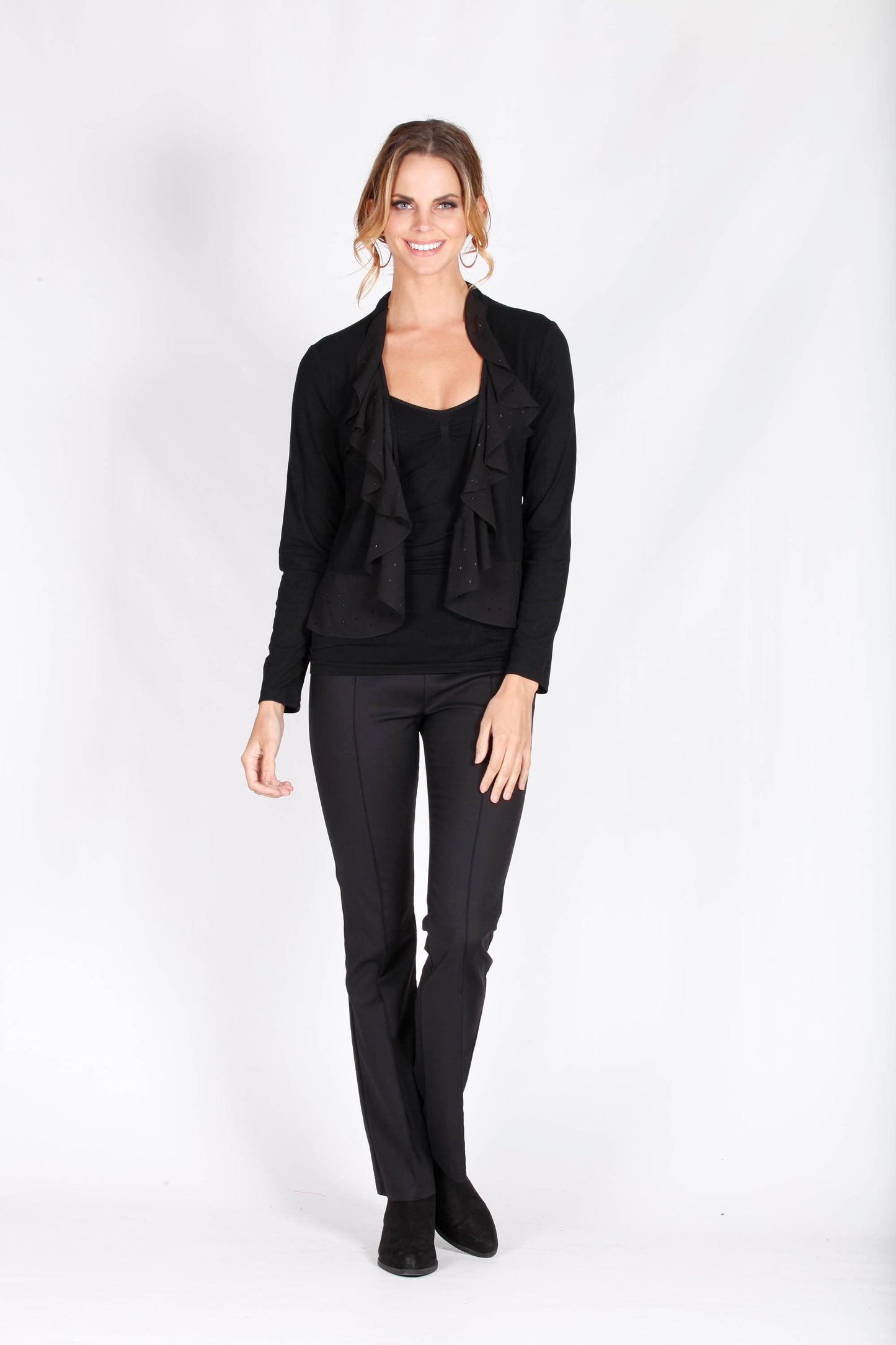 WW0057TB Bolero With Diamontes On Raffle (Pack)