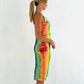 AY121SS Rainbow Sequin Party Dress