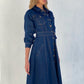 CL110506SS Denim Midi Dress