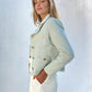 LA1449SS Tweed Gold Buttoned Jacket - More Colours Available