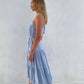 LA1478SS One Shoulder Bubble Sleeve Dress
