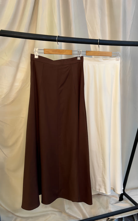 LA1783SS Cotton/Linen Maxi Skirt