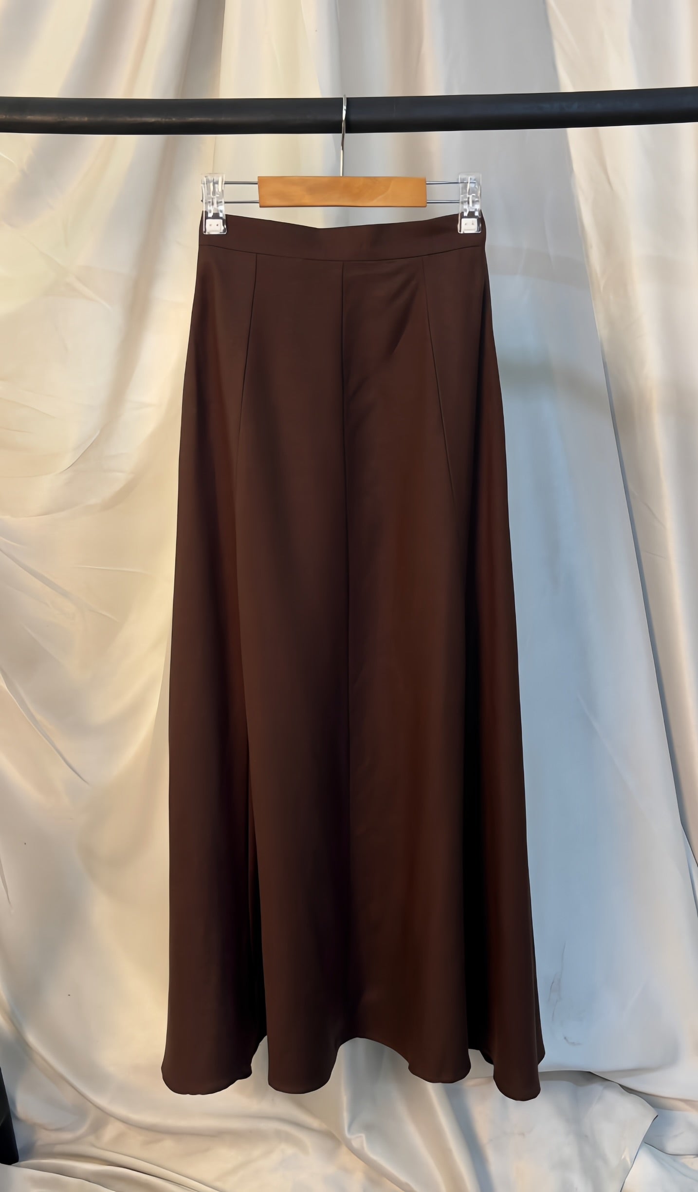 LA1783SS Cotton Linen Maxi Skirt