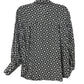 LA1133-37SS Black/White Print Button Up Shirt