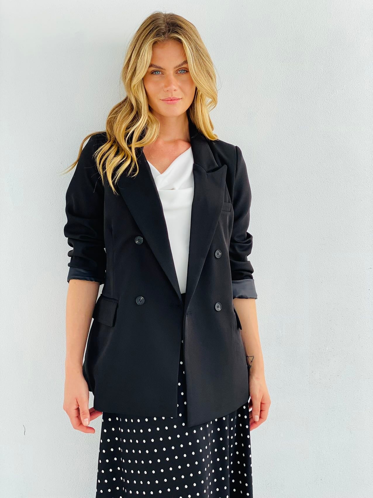 XW20436-1SS  Buttoned Blazer - 30% Off